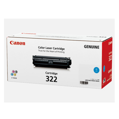 佳能（Canon）CRG-322 C 青色硒鼓 LBP9100Cdn 9500C 9600C 打印机蓝色墨粉盒